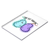 Carnet J'ai ton jeu de bactéries amusant (Côté gauche)
