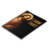 Carnet J'Ai Vu Que Jésus Drôle Citation Chrétienne (Côté gauche)