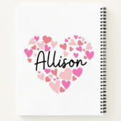 Carnet J'aime Allison (Dos)