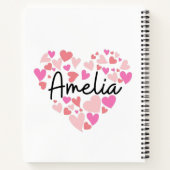 Carnet J'aime Amelia (Dos)