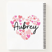 Carnet J'aime Aubrey (Dos)
