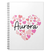 Carnet J'aime Aurora (Devant)