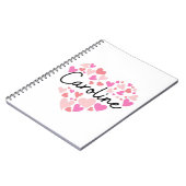 Carnet J'aime Caroline (Côté gauche)