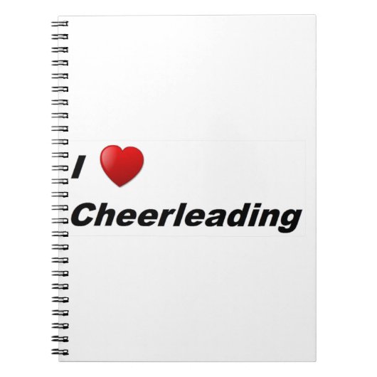 Carnet J'Aime Cheerleader (Devant)