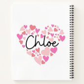 Carnet J'aime Chloe (Dos)