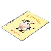 Carnet J'Aime Cows Art Thunder_Cove (Côté gauche)