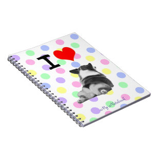 Carnet J'aime des bouts de corgi