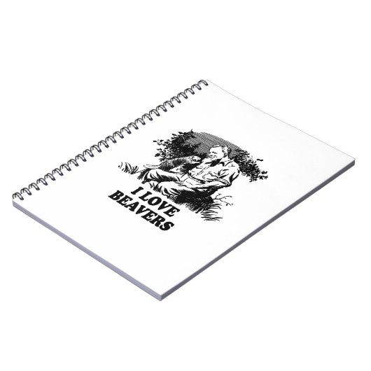 Carnet J'aime des castors (Côté gauche)