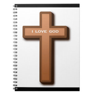 CARNET "J'AIME DIEU" CROIX