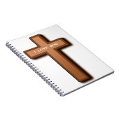 CARNET "J'AIME DIEU" CROIX (Côté Droit)