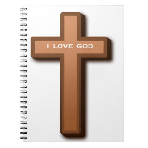 CARNET "J'AIME DIEU" CROIX