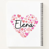 Carnet J'aime Elena (Dos)