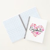 Carnet J'aime Elizabeth (Intérieur)