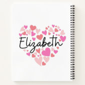 Carnet J'aime Elizabeth (Dos)