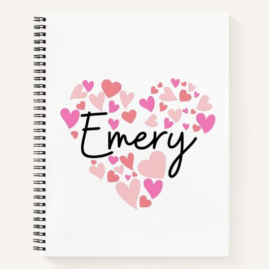 Carnet J'aime Emery (Devant)