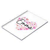 Carnet J'aime Emma (Côté gauche)