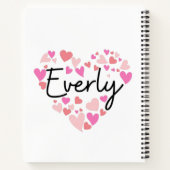 Carnet J'aime Everly ] (Dos)