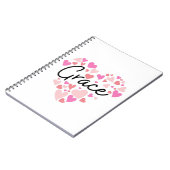 Carnet J'aime Grace (Côté gauche)