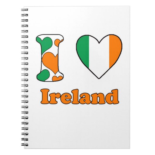 Carnet J'aime Irlande (Devant)