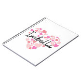 Carnet J'aime Isabella (Côté gauche)