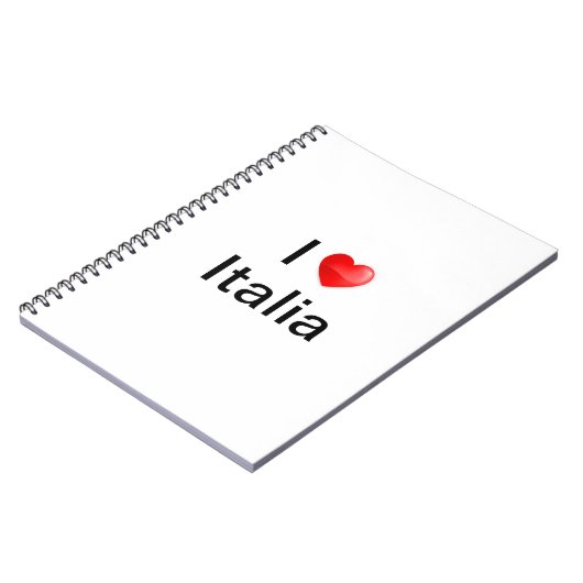 Carnet J'aime Italia (Côté gauche)