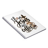 Carnet J'aime Jésus et le café (Côté Droit)