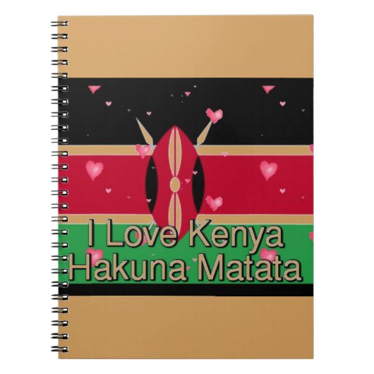 Carnet J'Aime ! Kenya Hakuna Matata (Devant)
