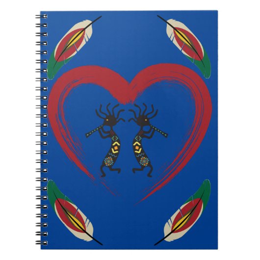 Carnet J'aime Kokopelli (Devant)