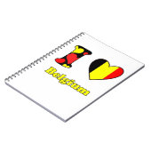 Carnet J'aime la Belgique (Côté gauche)