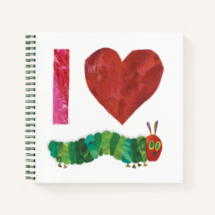 Carnet J'Aime La Caterpillar Très Affamée