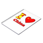 Carnet J'aime la Chine (Côté gauche)