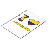 Carnet J'aime la Colombie (Côté gauche)