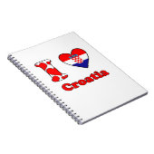 Carnet J'aime la Croatie (Côté Droit)