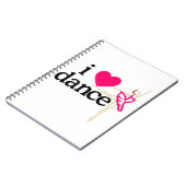 Carnet J'aime la DANSE (Côté gauche)