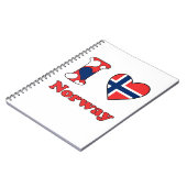 Carnet J'aime la Norvège (Côté gauche)