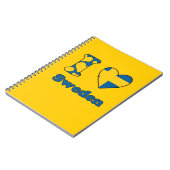 Carnet J'aime la Suède (Côté gauche)