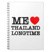 CARNET J'AIME LA THAÏLANDE LONGTEMPS (Devant)
