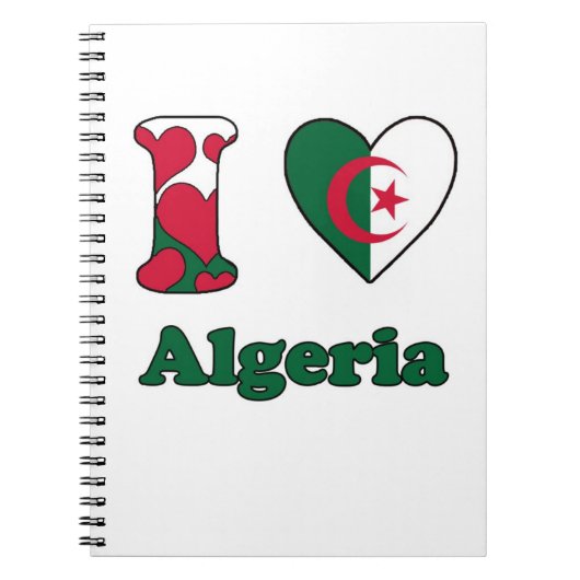 Carnet J'aime l'Algérie (Devant)