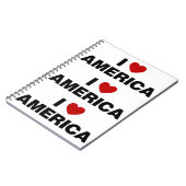 Carnet J'aime l'Amérique (Côté gauche)