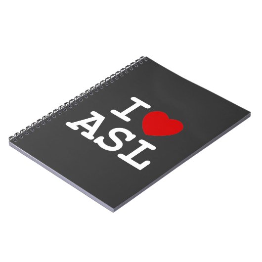 Carnet J'aime l'ASL (Côté gauche)