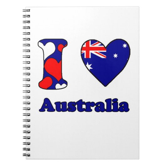 Carnet J'aime l'Australie (Devant)