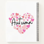 Carnet J'aime l'automne (Dos)