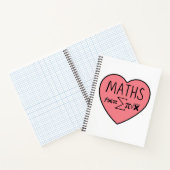 Carnet J'aime le coeur des maths (Intérieur)