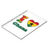 Carnet J'aime le Ghana (Côté gauche)