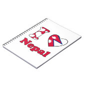 Carnet J'aime le Népal (Côté gauche)