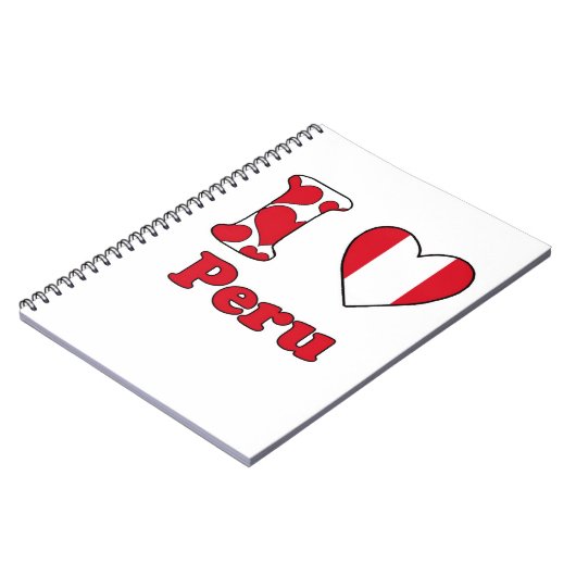 Carnet J'aime le Pérou (Côté gauche)