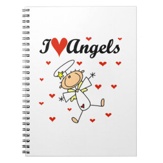 Carnet J'aime le T-shirts et les cadeaux d'anges