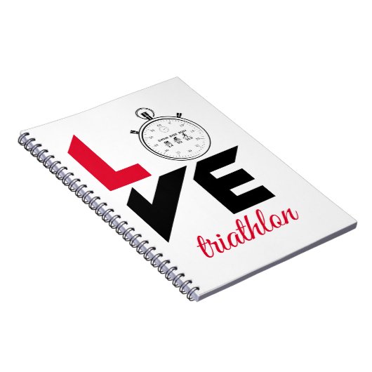 Carnet J'aime le triathlon (Côté Droit)