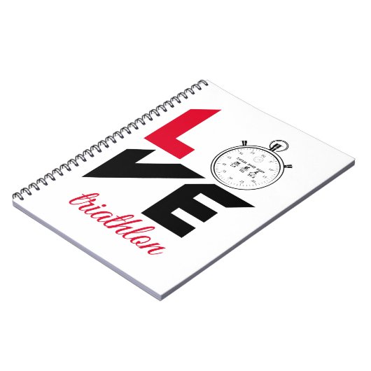 Carnet J'aime le triathlon (Côté gauche)