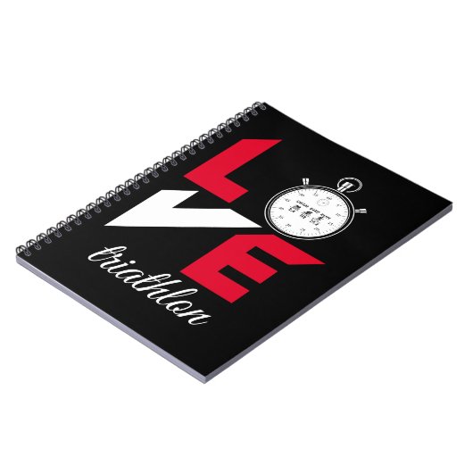 Carnet J'aime le triathlon (Côté gauche)